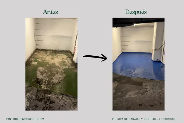 Pintura de parkings y garajes en Burgos