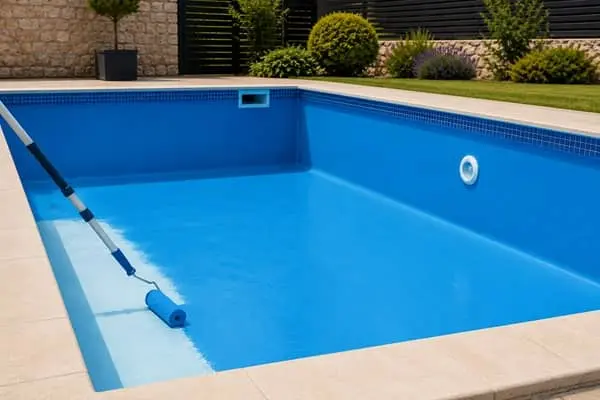 Servicio de renovación de pintura de piscina en Burgos